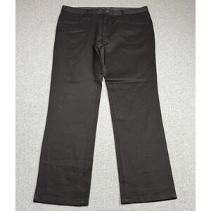 Pavini Pants Mens 38x30 Black Luxury Stretch Rocco Ravalli Athleisure Italy